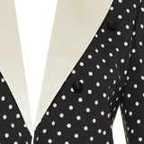 Polka-dot blazer