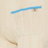 Knitted cotton shorts