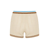 Knitted cotton shorts