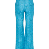 Valentino Garavani Broderie anglaise cotton bootcut trousers