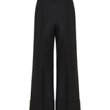 Crepe Couture wide‑leg trousers