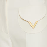 Crepe Couture wide‑leg trousers