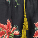 Valentino Garavani Tassel-detailed fringed shorts