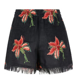 Valentino Garavani Tassel-detailed fringed shorts
