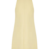 Embroidered crêpe couture short dress