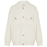 Contrast‑stitching denim jacket