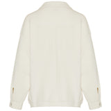 Contrast‑stitching denim jacket