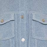 Denim oversized jacket