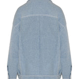 Denim oversized jacket