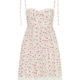 Dolce & Gabbana Rose-printed poplin mini dress
