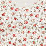 Dolce & Gabbana Floral-print lace-trimmed blouse