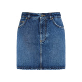 Denim mini skirt