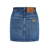 Denim mini skirt