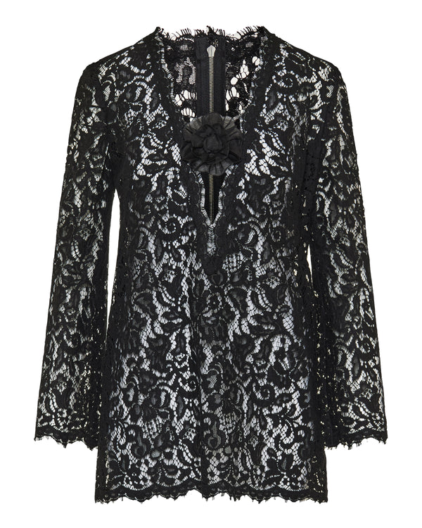 Cordonetto lace mini dress