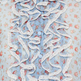 Small rose print chiffon shirt