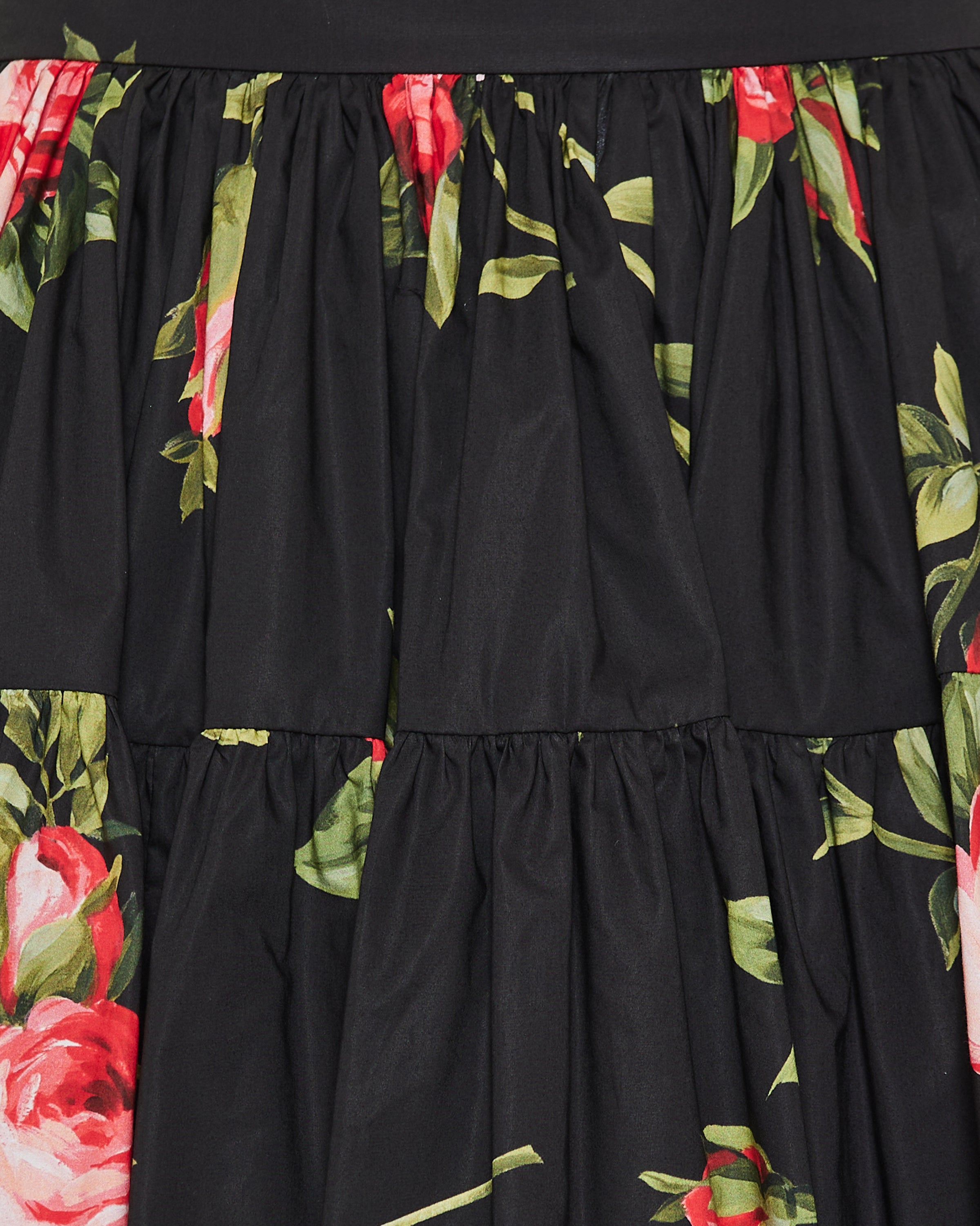 DOLCE & GABBANA Dolce & Gabbana Rose bouquet print mini skirt