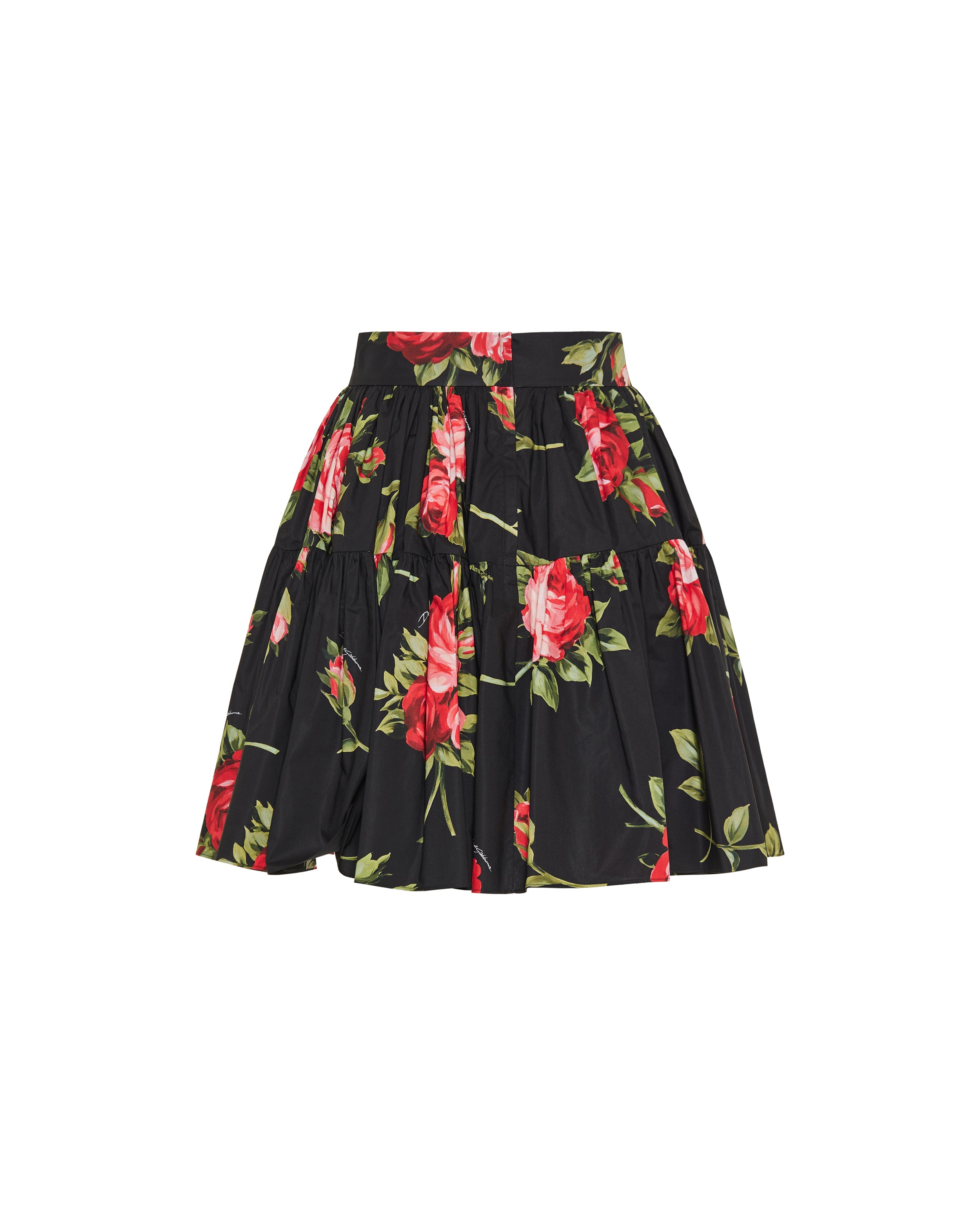 17260✨ドルチェ&ガッバーナ ミニスカート バラ 花柄 フラワープリント DOLCE & GABBANA Dolce & Gabbana Rose bouquet print mini skirt
