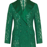 Dolce & Gabbana Double-breasted lace blazer