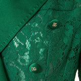 Dolce & Gabbana Double-breasted lace blazer