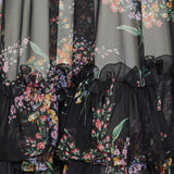 Dolce & Gabbana Flower-bouquets print chiffon dress