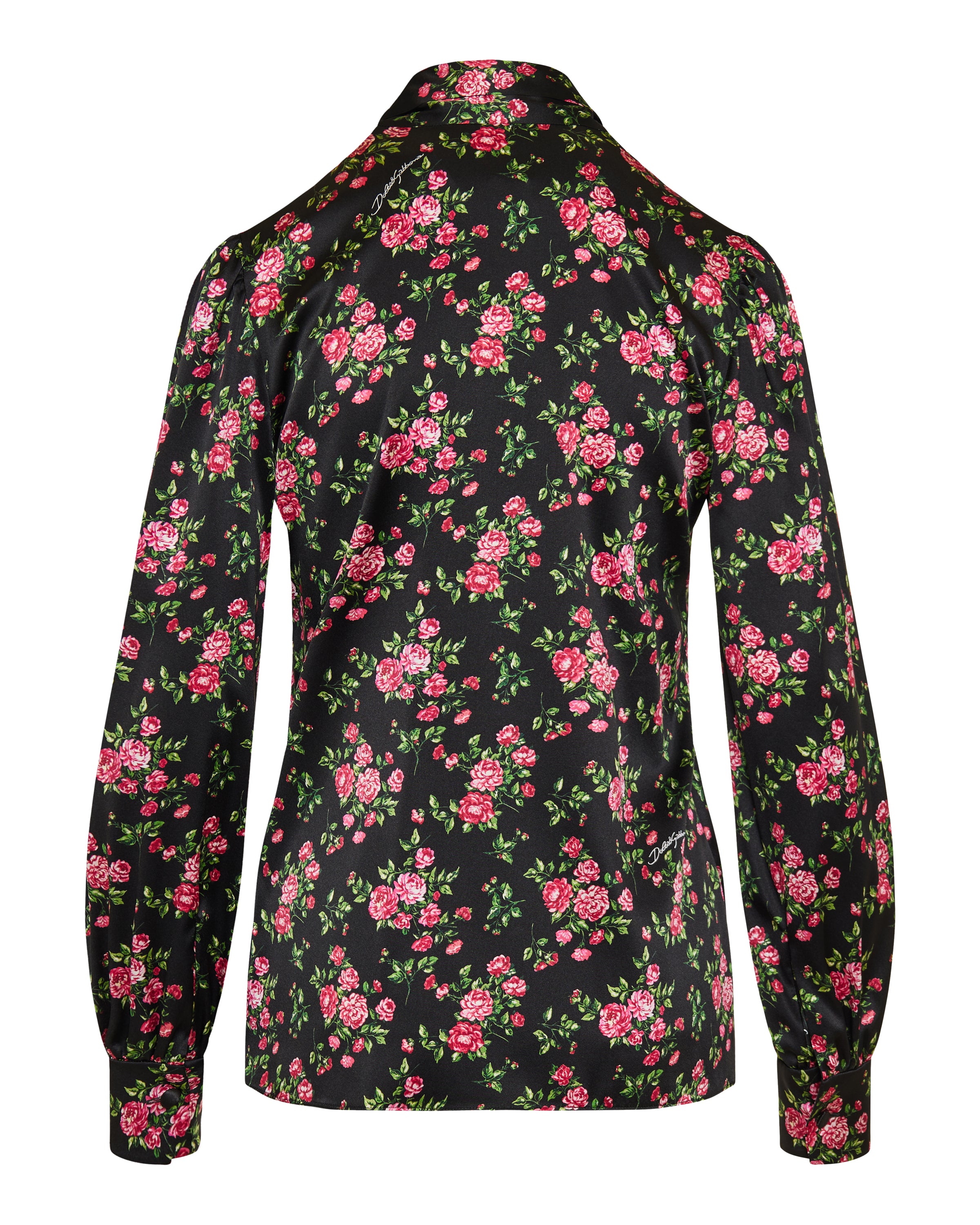 DOLCE & GABBANA DOLCE & GABBANA Floral print satin shirt – Luisa World