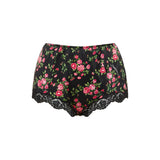 Silk high-waisted briefs