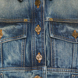 Balmain Cropped denim jacket