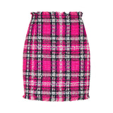 Balmain Glitter tweed mini skirt