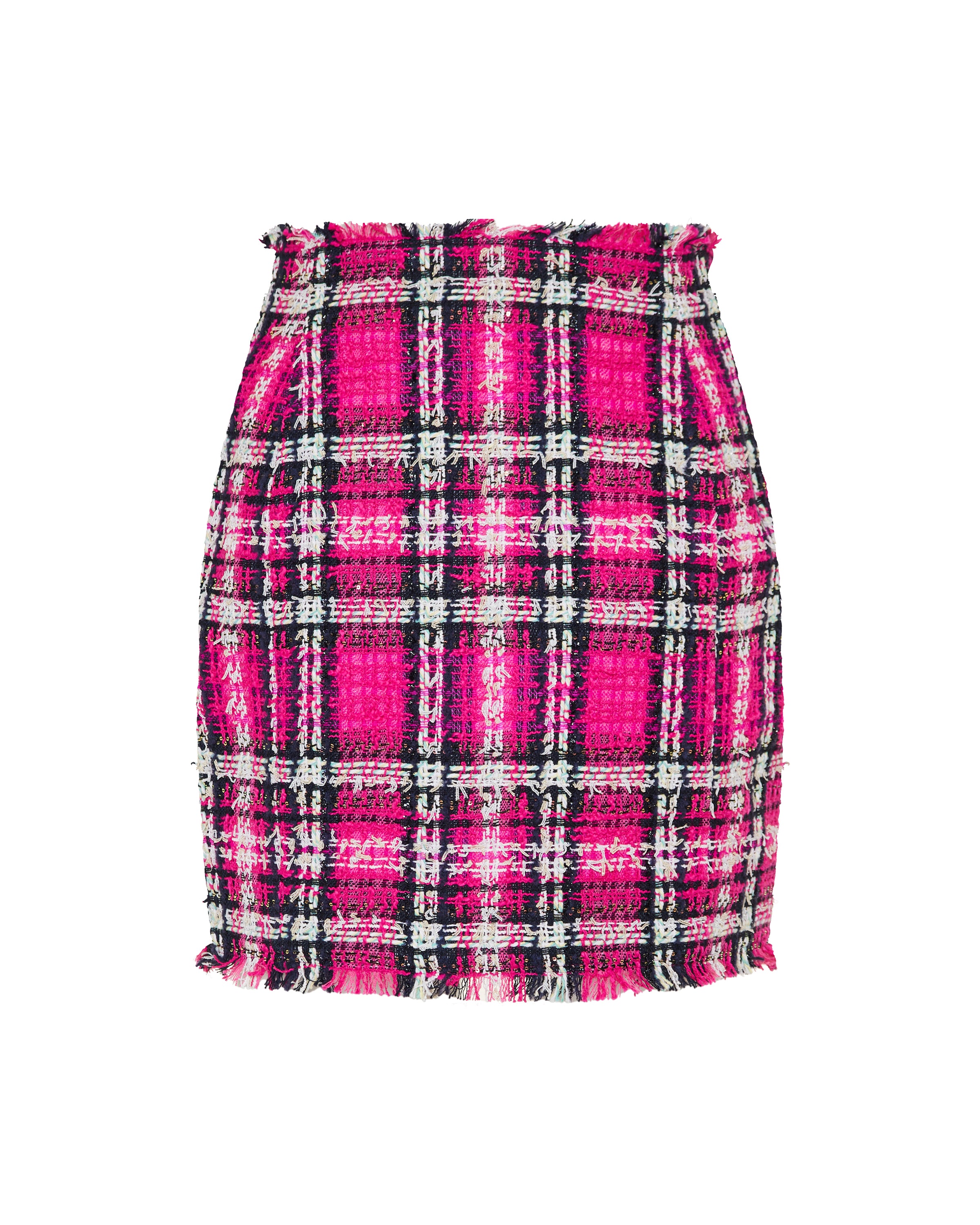 Balmain Glitter tweed mini skirt – Luisa World