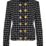 Cropped tweed jacket