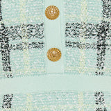 Balmain Glitter tweed mini dress