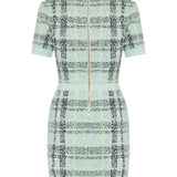 Balmain Glitter tweed mini dress