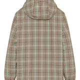 Grimpante reversible hooded short down jacket