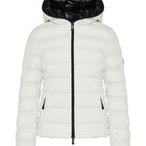 Alete hooded short down jacket