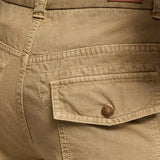 Cotton wide-leg trousers