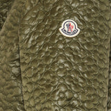 Floral quilted padded short-sleeve shirt