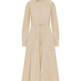 Poplin shirt dress