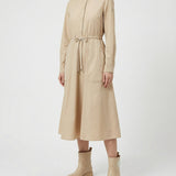 Poplin shirt dress