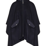 Wool and nylon cape