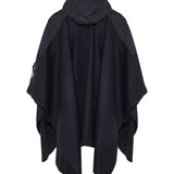 Wool and nylon cape