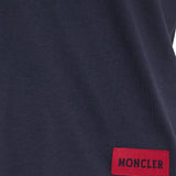 Crochet-trimmed cotton logo t-shirt