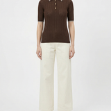 Moncler Rhombus and logo-pattern cotton polo shirt