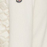 Moncler Geometric-quilted padded zip-up cardigan