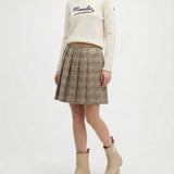 Embroidered logo cotton-blend jumper