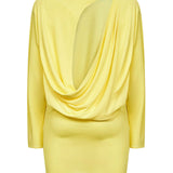 Sleeveless draped mini dress