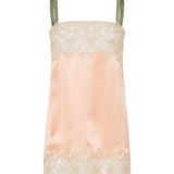 Saint Laurent Laced slip dress in silk satin