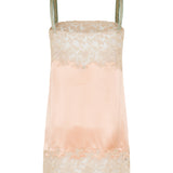Saint Laurent Laced slip dress in silk satin