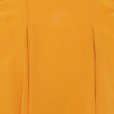 Halter silk crepe de chine mini dress