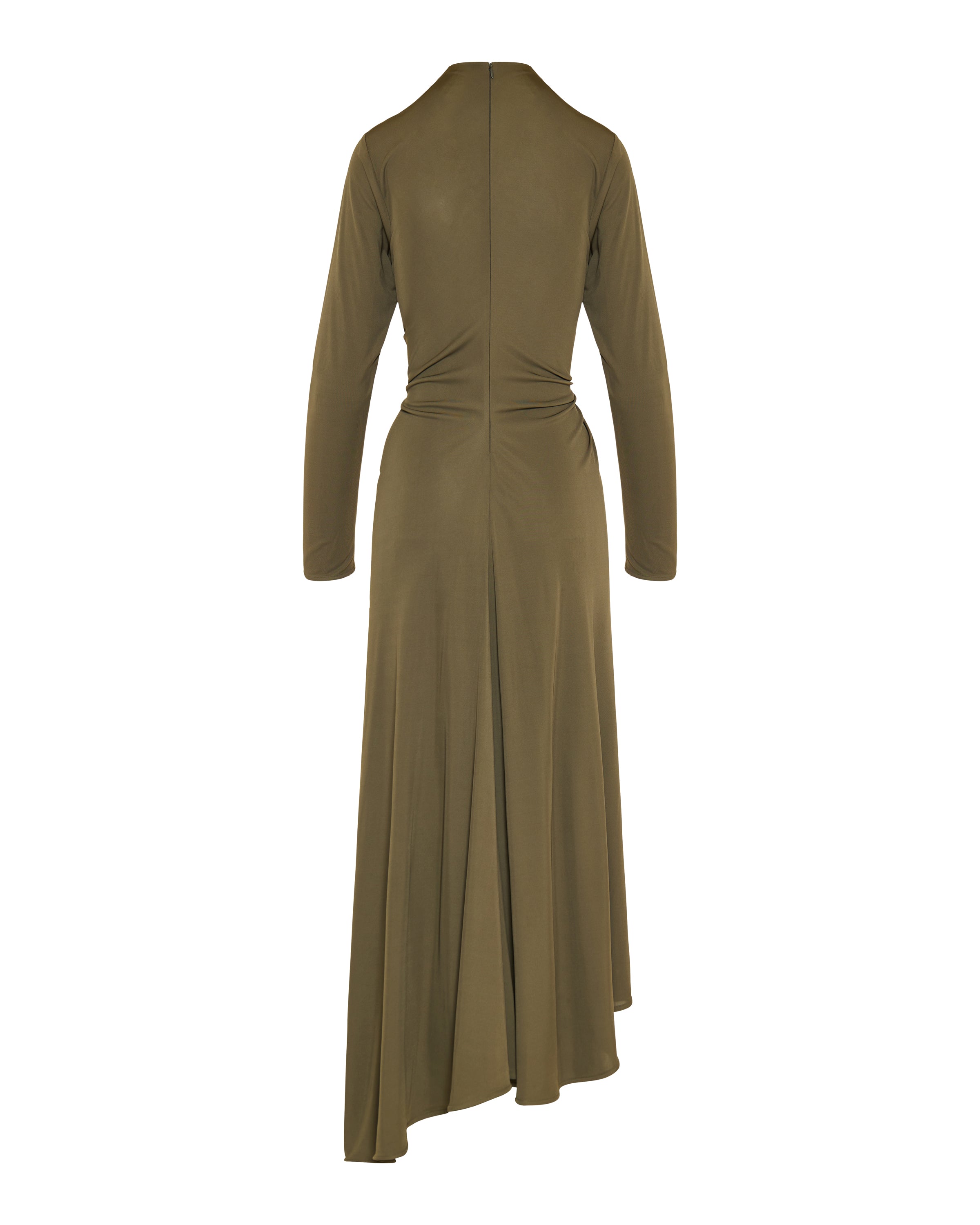 Bottega Veneta Asymmetric embellished gathered jersey maxi dress Luisa World Bottega Veneta Asymmetric embellished gathered jersey maxi dress Luisa World