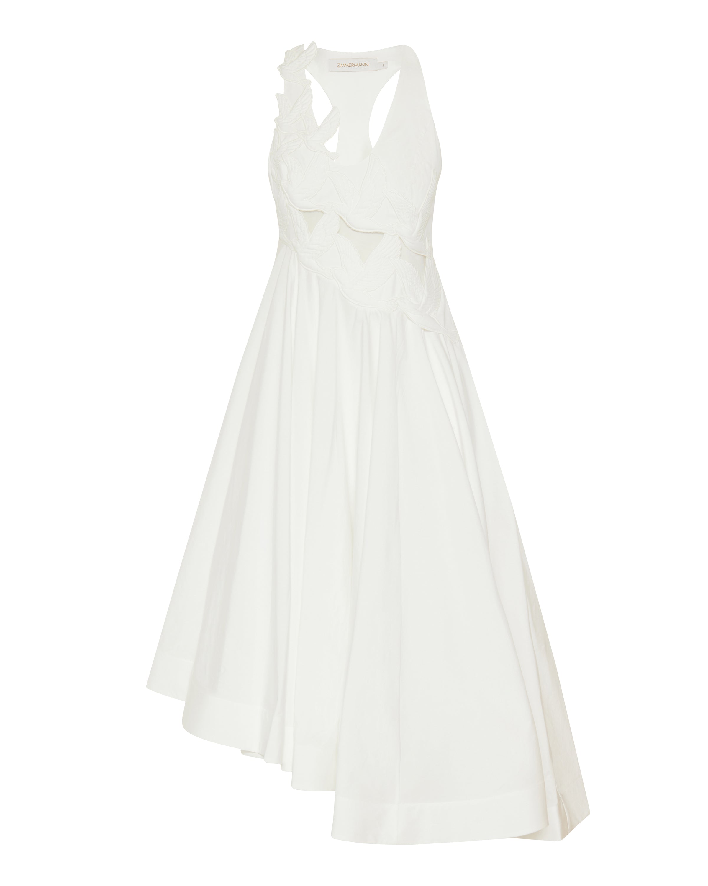 Zimmermann Luna applique midi dress  Luisa World